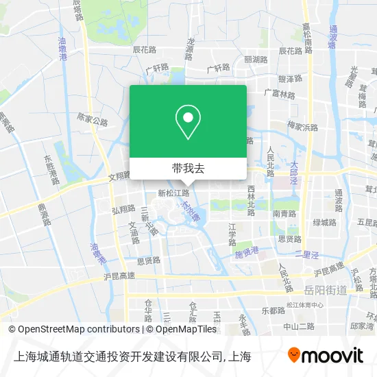 上海城通轨道交通投资开发建设有限公司地图