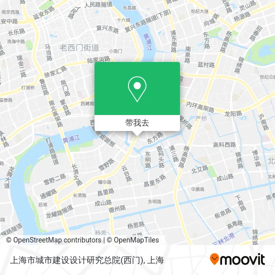 上海市城市建设设计研究总院(西门)地图