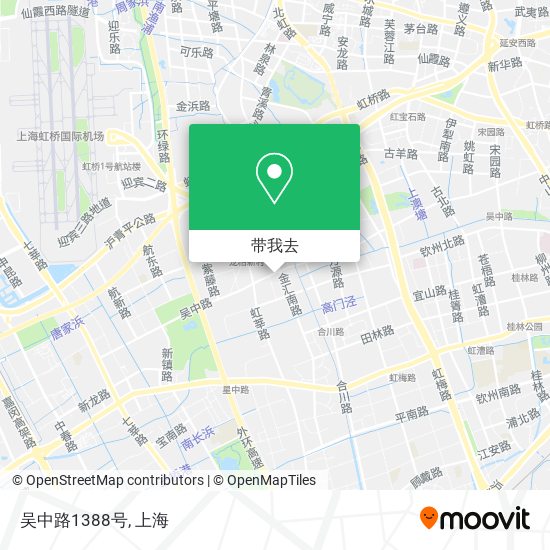 吴中路1388号地图