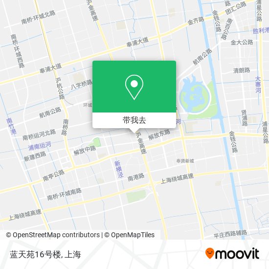蓝天苑16号楼地图