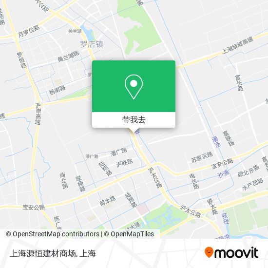 上海源恒建材商场地图