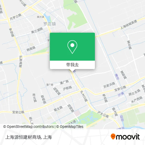 上海源恒建材商场地图