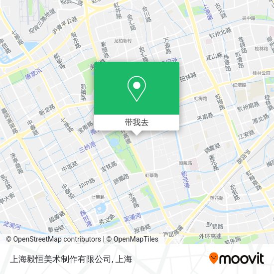 上海毅恒美术制作有限公司地图