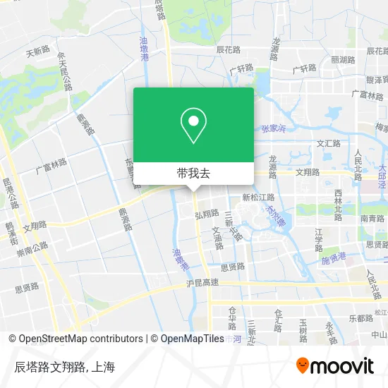 辰塔路文翔路地图