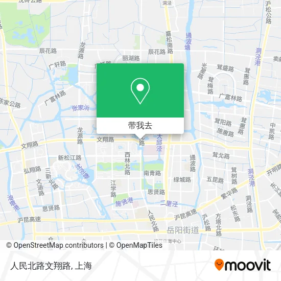 人民北路文翔路地图