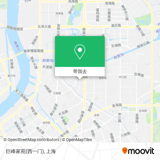 巨峰家苑(西一门)地图