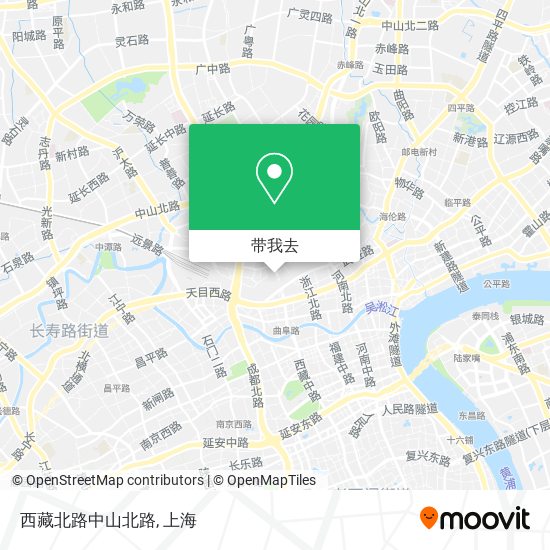 西藏北路中山北路地图