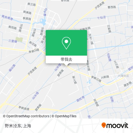 野米泾东地图