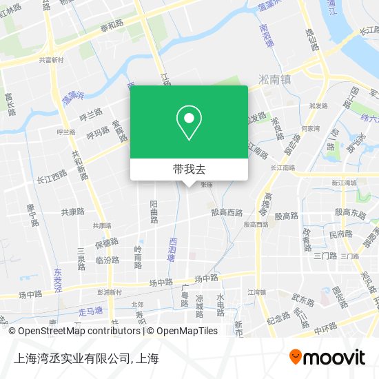 上海湾丞实业有限公司地图