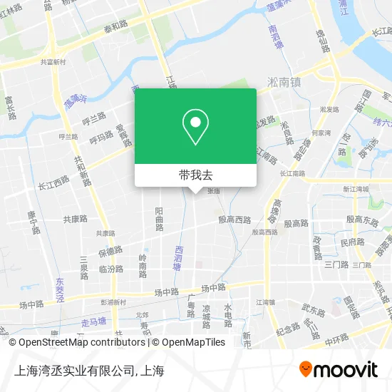 上海湾丞实业有限公司地图