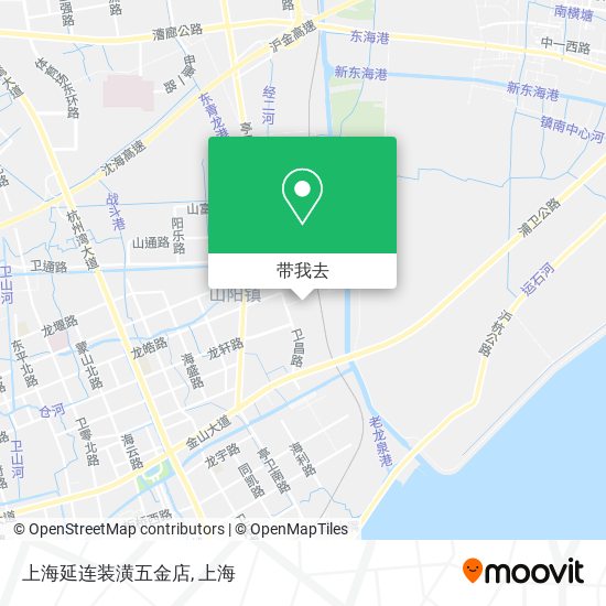 上海延连装潢五金店地图