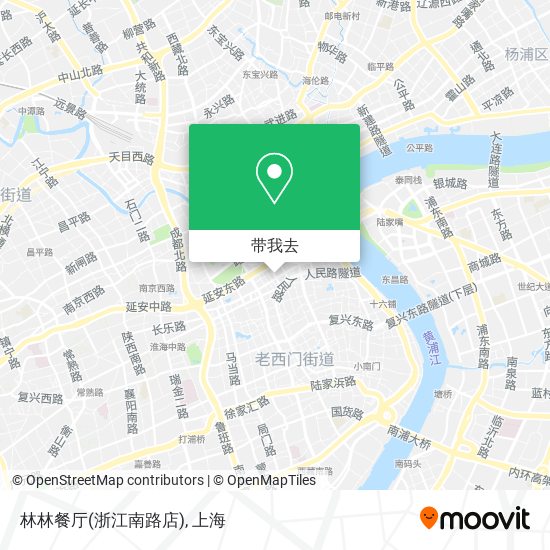 林林餐厅(浙江南路店)地图