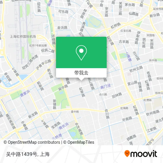 吴中路1439号地图