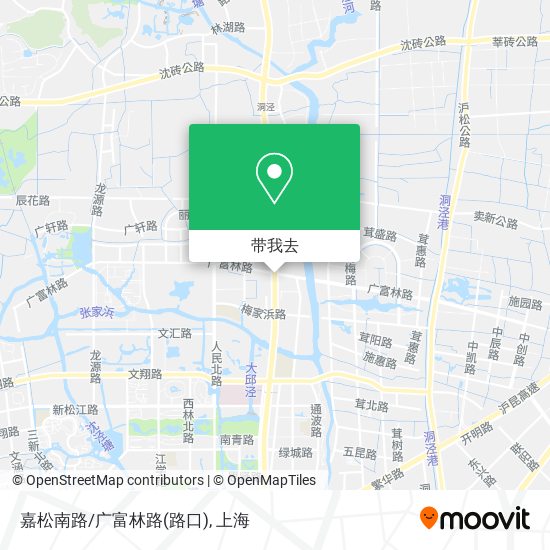 嘉松南路/广富林路(路口)地图