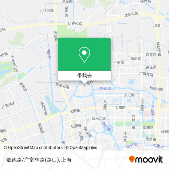 敏德路/广富林路(路口)地图