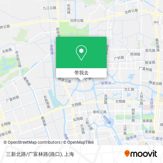 三新北路/广富林路(路口)地图