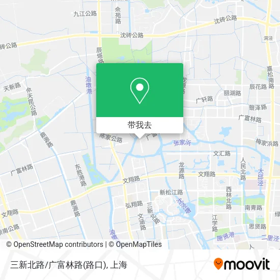 三新北路/广富林路(路口)地图