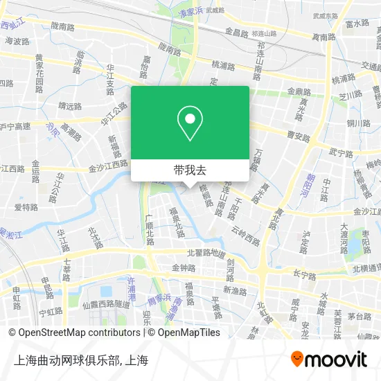 上海曲动网球俱乐部地图