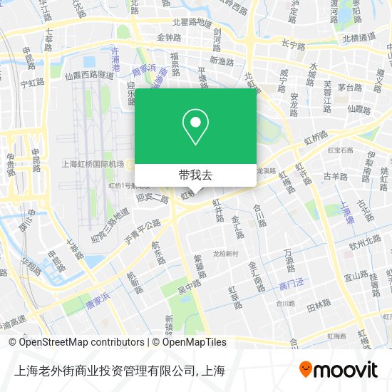 上海老外街商业投资管理有限公司地图