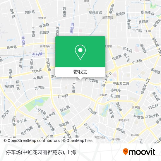 停车场(中虹花园丽都苑东)地图
