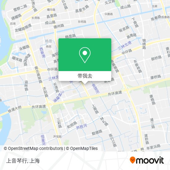 上音琴行地图