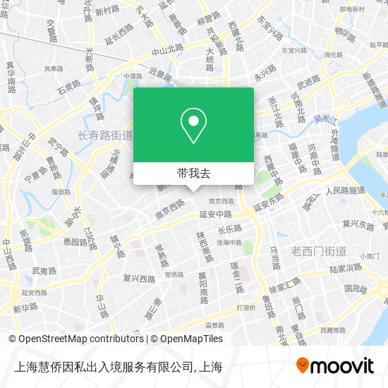 上海慧侨因私出入境服务有限公司地图
