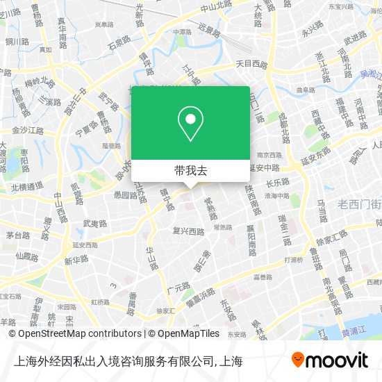 上海外经因私出入境咨询服务有限公司地图