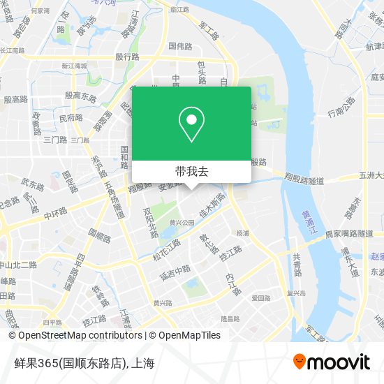 鲜果365(国顺东路店)地图