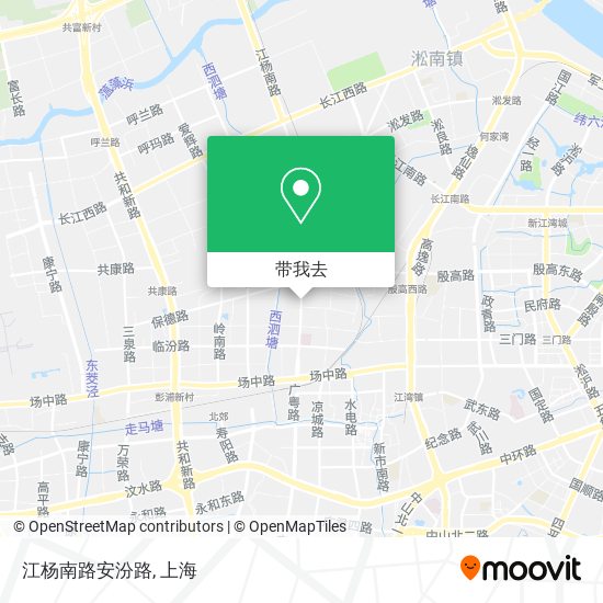 江杨南路安汾路地图