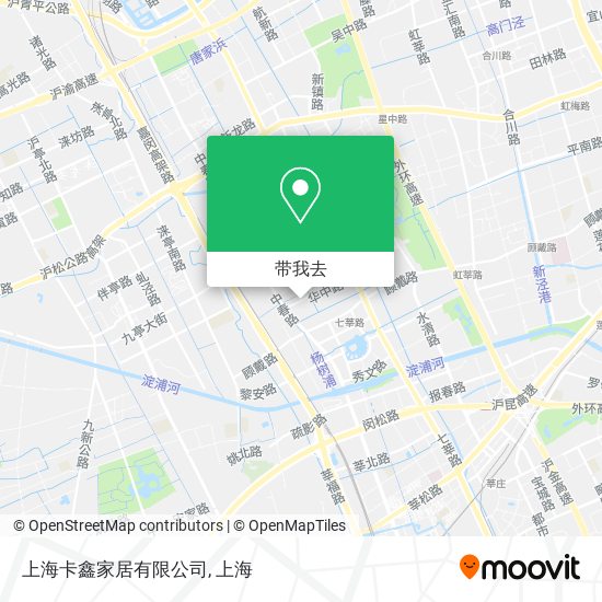 上海卡鑫家居有限公司地图