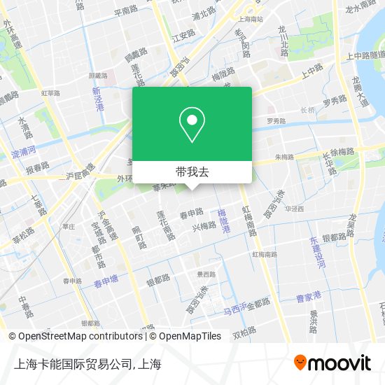 上海卡能国际贸易公司地图