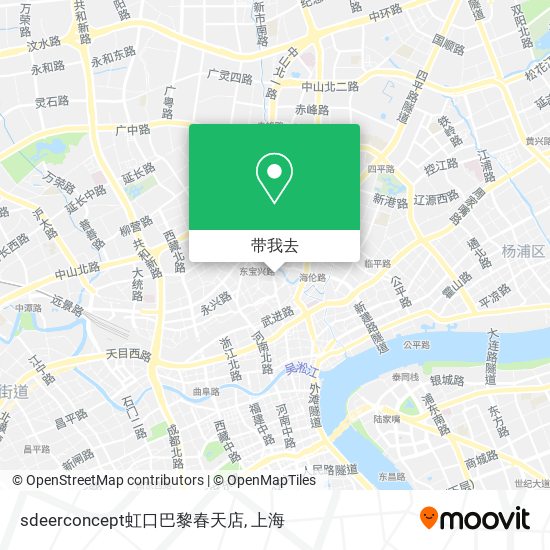 sdeerconcept虹口巴黎春天店地图