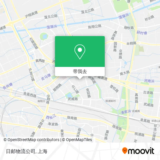 日邮物流公司地图