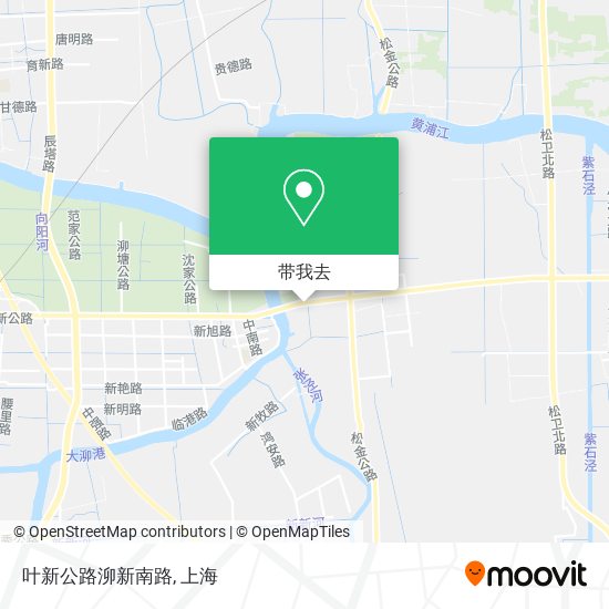 叶新公路泖新南路地图