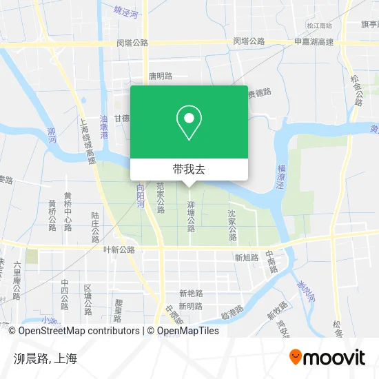 泖晨路地图