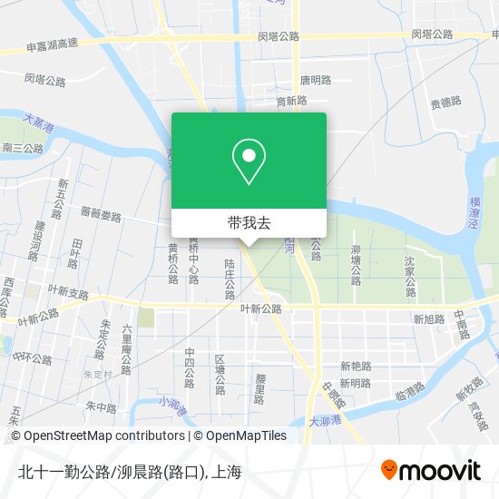 北十一勤公路/泖晨路(路口)地图