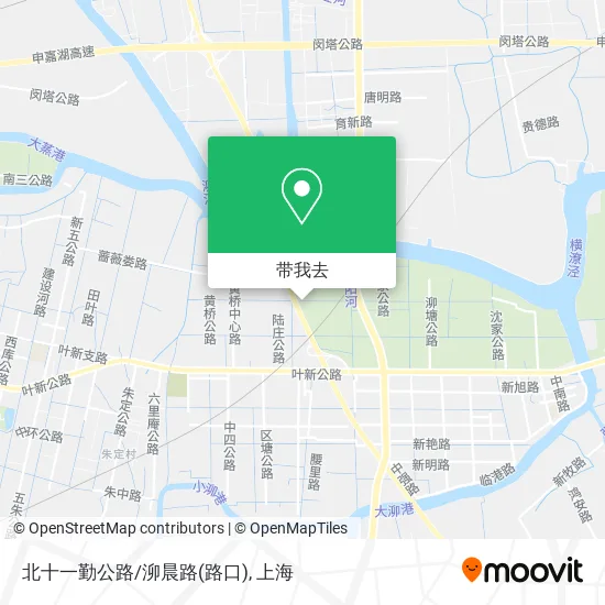 北十一勤公路/泖晨路(路口)地图
