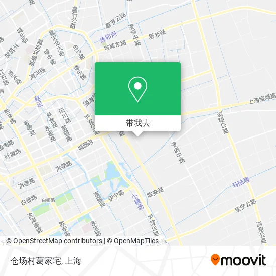 仓场村葛家宅地图