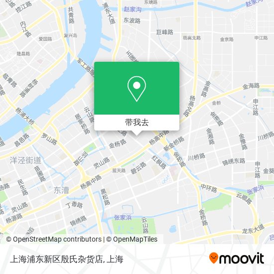 上海浦东新区殷氏杂货店地图