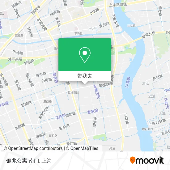 银兆公寓-南门地图