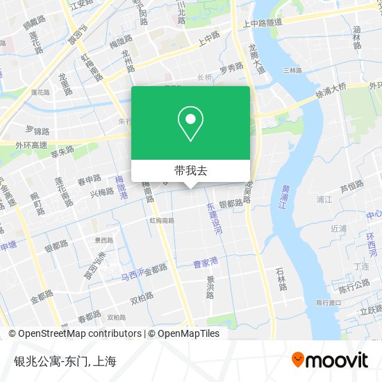 银兆公寓-东门地图