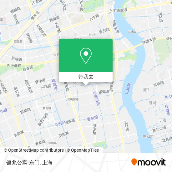 银兆公寓-东门地图