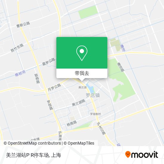 美兰湖站P R停车场地图
