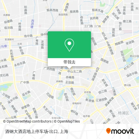 酒钢大酒店地上停车场-出口地图