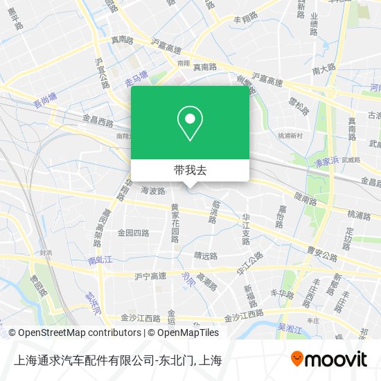 上海通求汽车配件有限公司-东北门地图