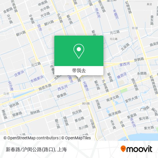 新春路/沪闵公路(路口)地图