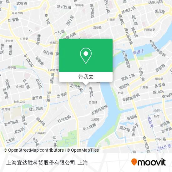 上海宜达胜科贸股份有限公司地图