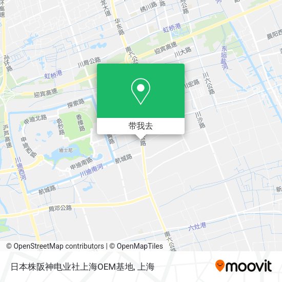 日本株阪神电业社上海OEM基地地图