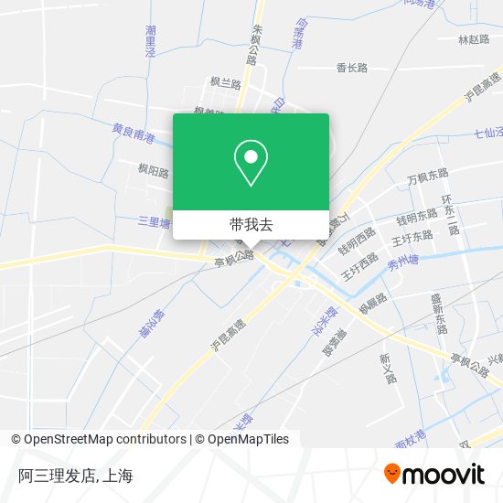 阿三理发店地图