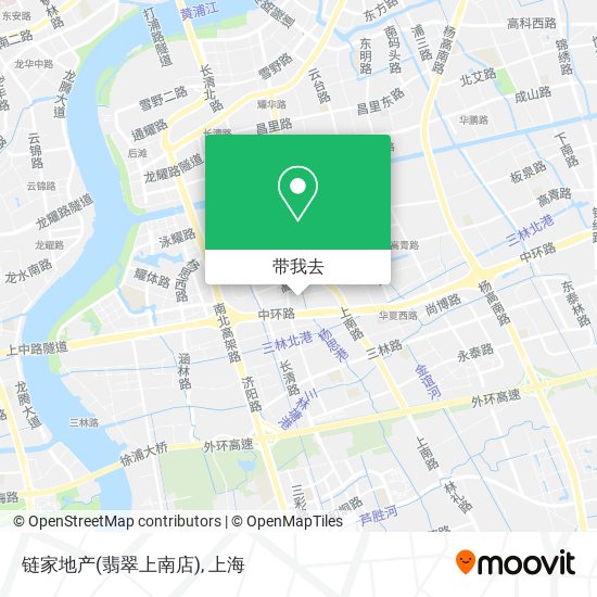 链家地产(翡翠上南店)地图